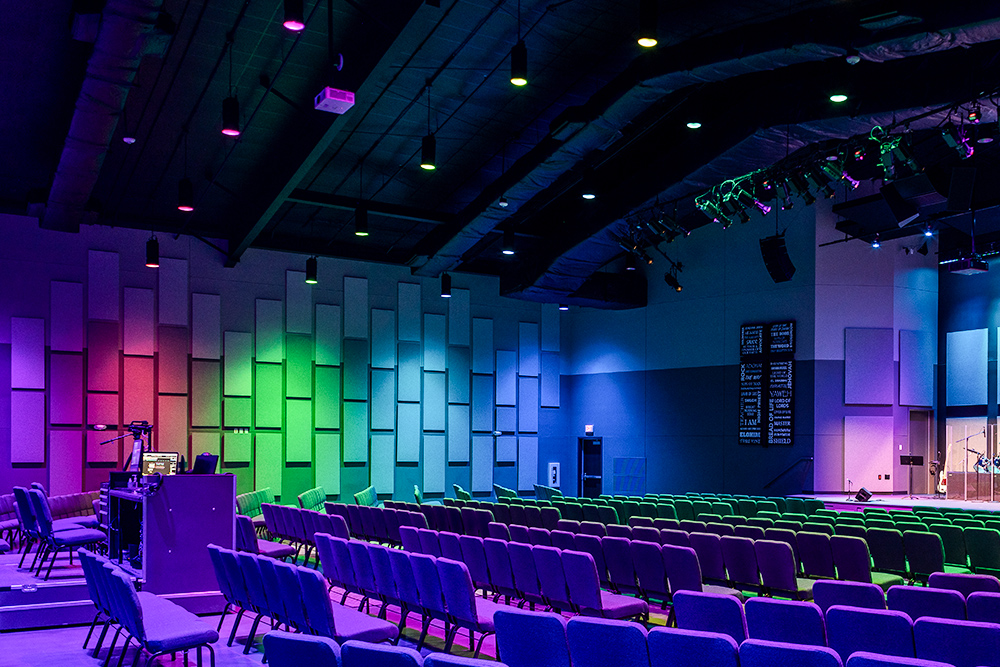 Archi-Color W+RGB Brings Worship Lighting Flexibility to Manna Fellowship Church