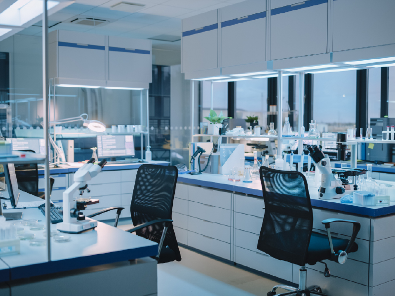 Cleanroom laboratory workspace