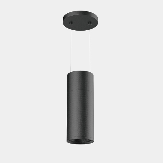 Duo 4 in Black with Power Line Mount