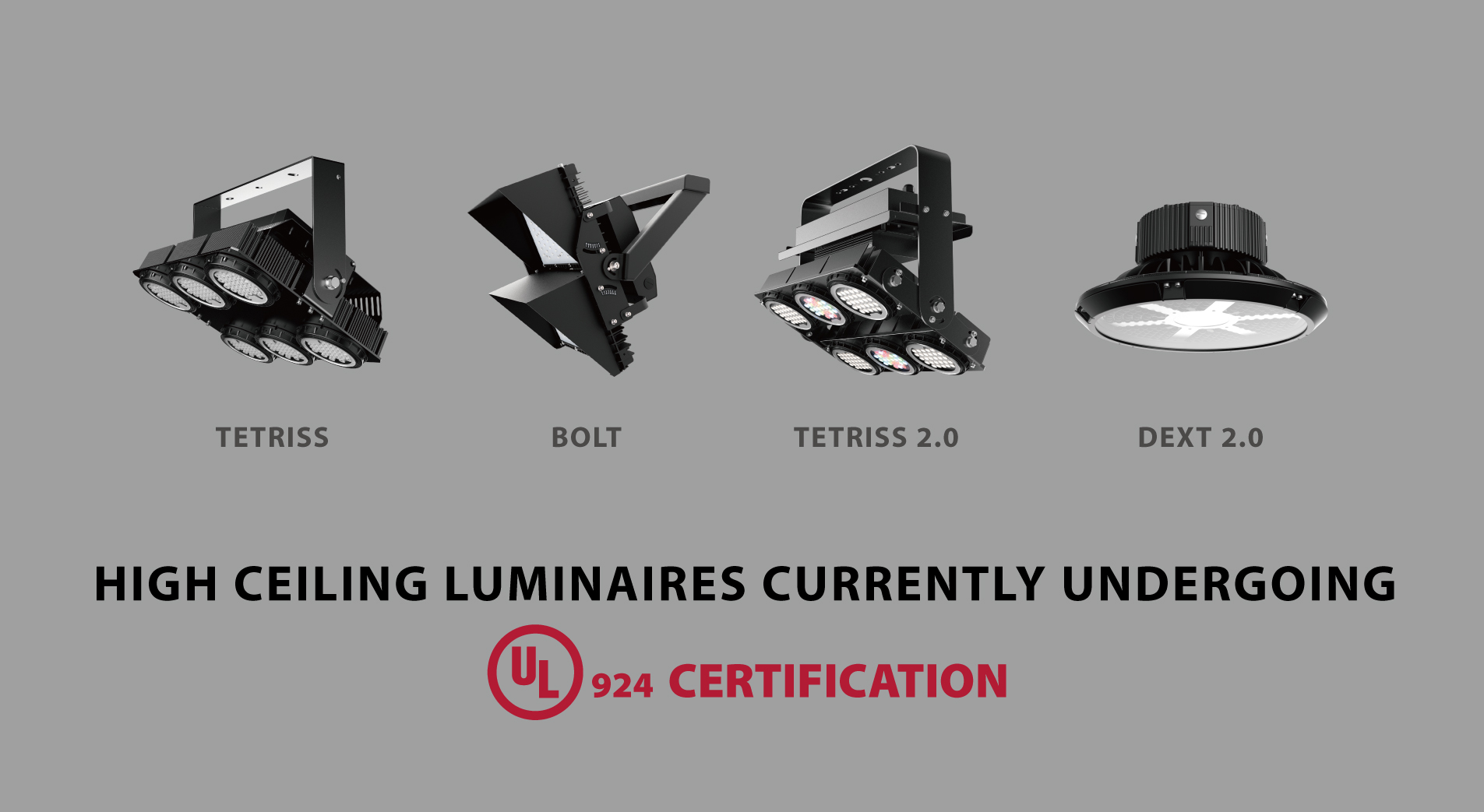 Meteor Lighting High Ceiling Luminaires are now UL 924 Certified